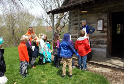 A tour with kids exploring the New Richmond Heritage Center