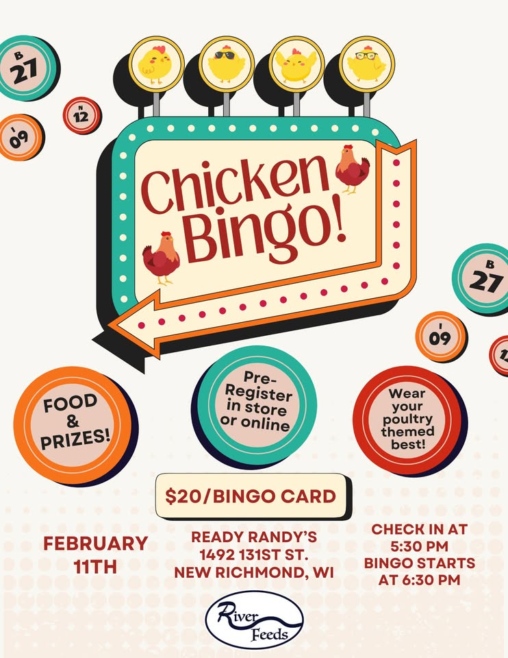 Chicken Bingo event flier