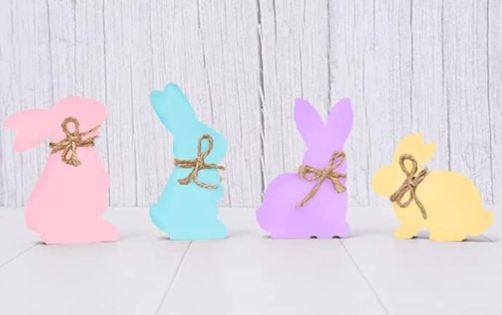 DIY Workshop: Wooden Bunny Shelf Sitters