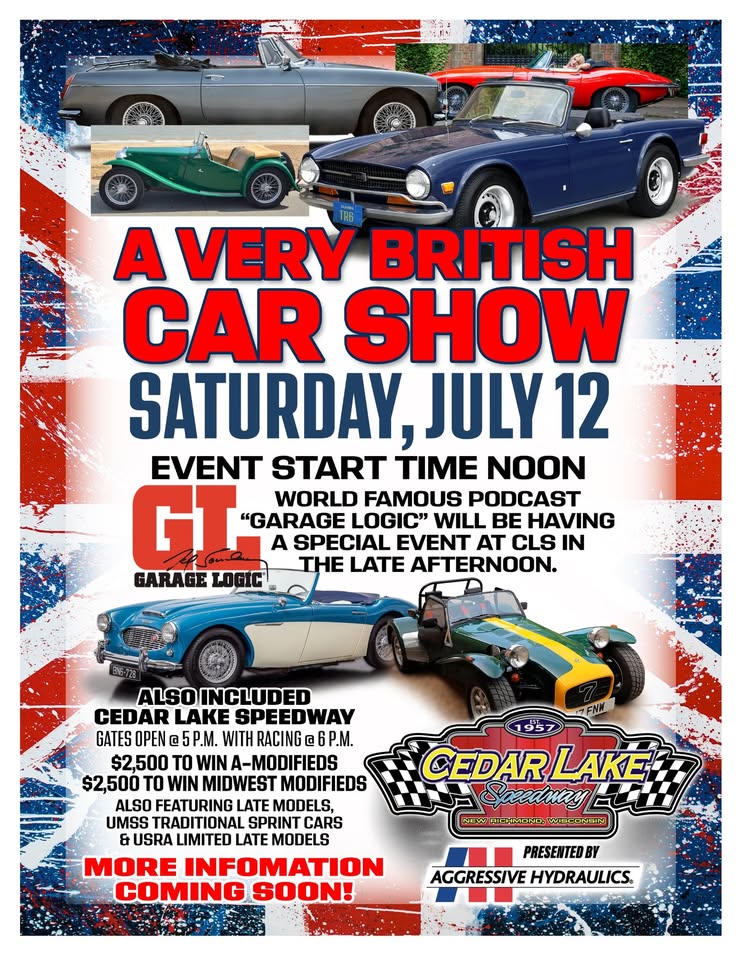 Car show event flier