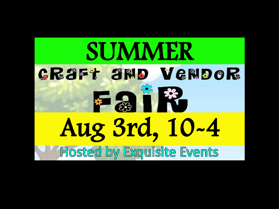 craft and vendor event flier