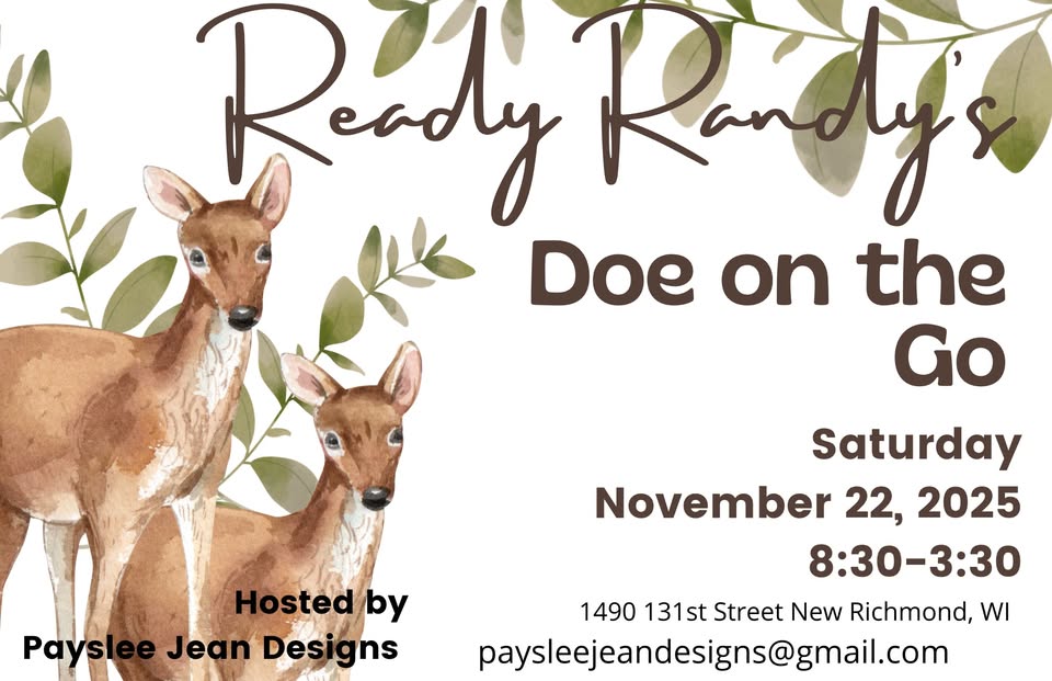 Ready Randy's Doe on the Go event flier