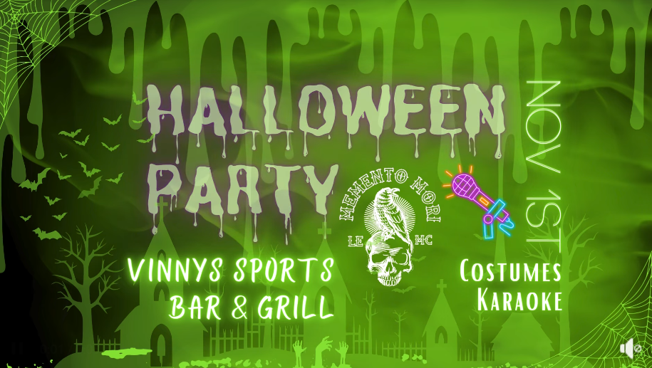 halloween party event flier