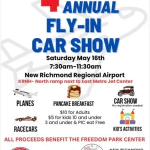 fly in car show event flier