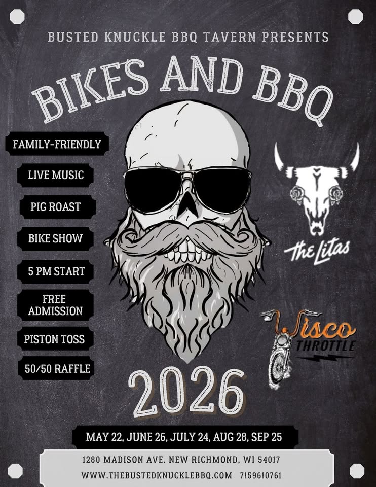 A poster with the event information on it with a drawing of a man with glasses on.