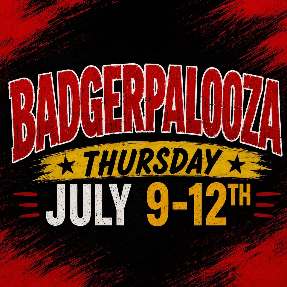 Badgerpalooza event flier