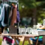 rummage sale table