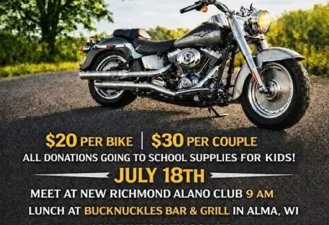 Sober summer ride event flier