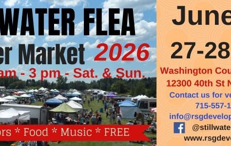 Stillwater Flea Market event flier