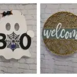 A ghost sign and a welcome sign