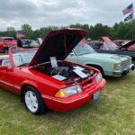 car show on grass