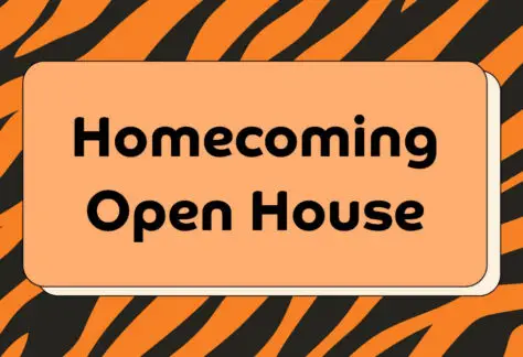 Homecoming open house