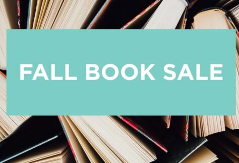 Fall book sale event banner