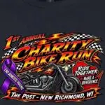 Bike run event flier
