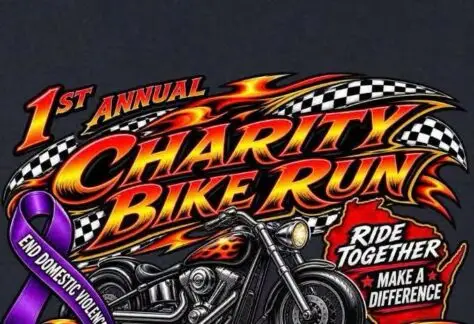 Bike run event flier