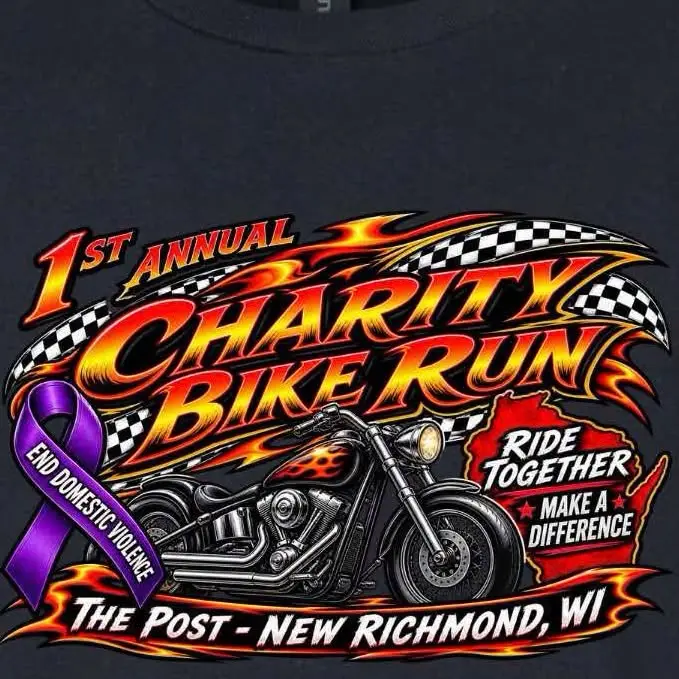 Bike run event flier