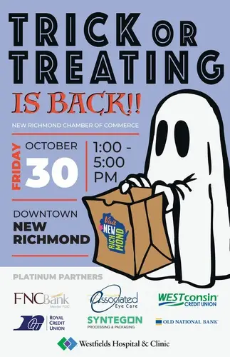 Downtown Trick or Treat event flier