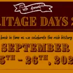 Heritage days event flier