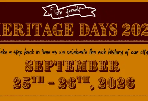 Heritage days event flier