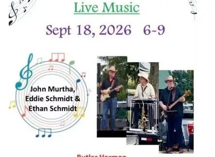live music event flier