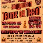 Busted Knuckle trunk or treat event flier