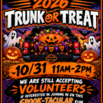 Harley Davidson Trunk or Treat event flier